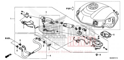 FUEL PUMP VFR1200XDE de 2014